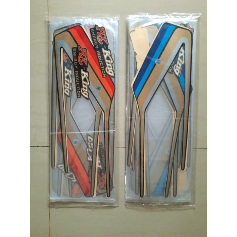 Jual Stiker Striping Yamaha RX KING 1990 Merah Orange List Stiker ...