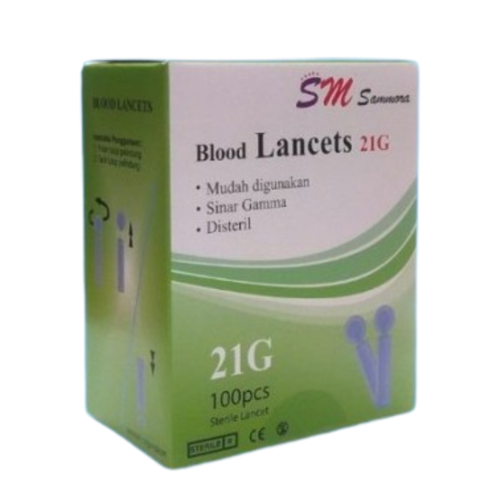 Jual Sammora - Blood Lancet 21G Jarum Pen Bekam 100 Pcs | Shopee Indonesia