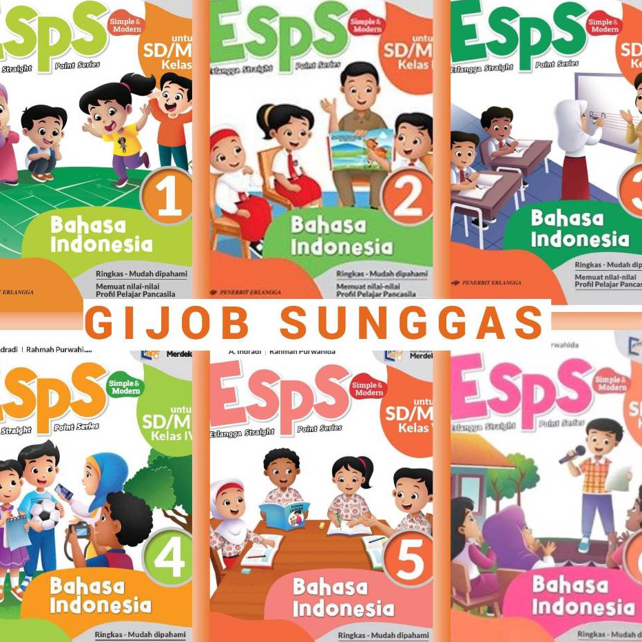 Jual SALE Esps Bahasa Indonesia SD Kelas 1 2 3 4 5 6 Kurikulum Merdeka ...