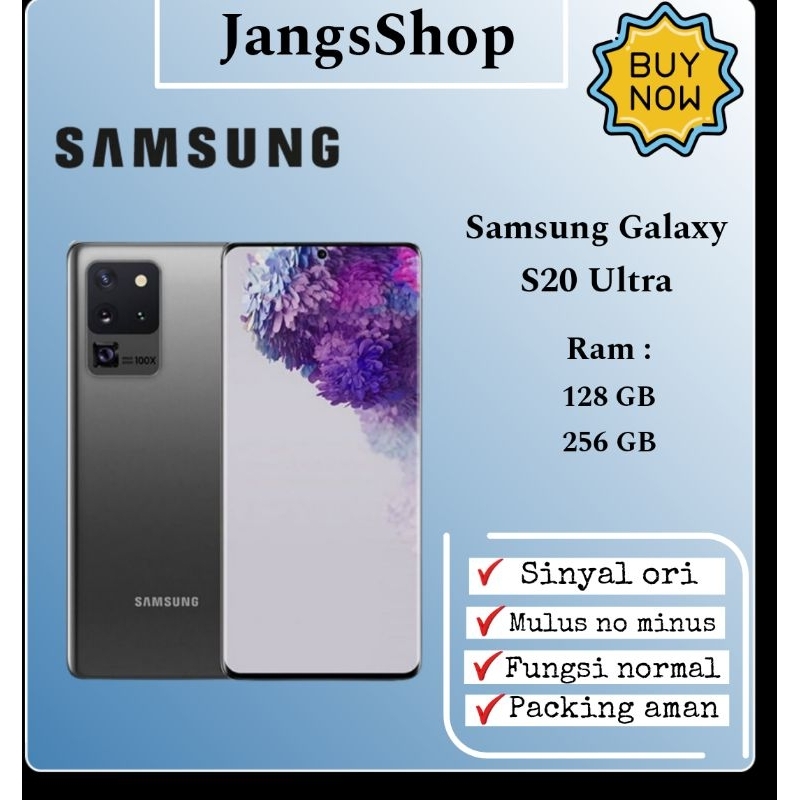 Samsung Galaxy S20 ULTRA 5G ORIGINAL SECOND LIKE NEW