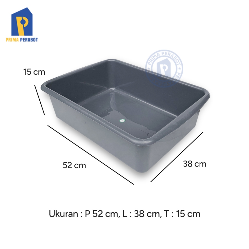 Jual Baskom Bak Segi Alaska Jumbo 52x15x38cm Ember Persegi Serbaguna ...