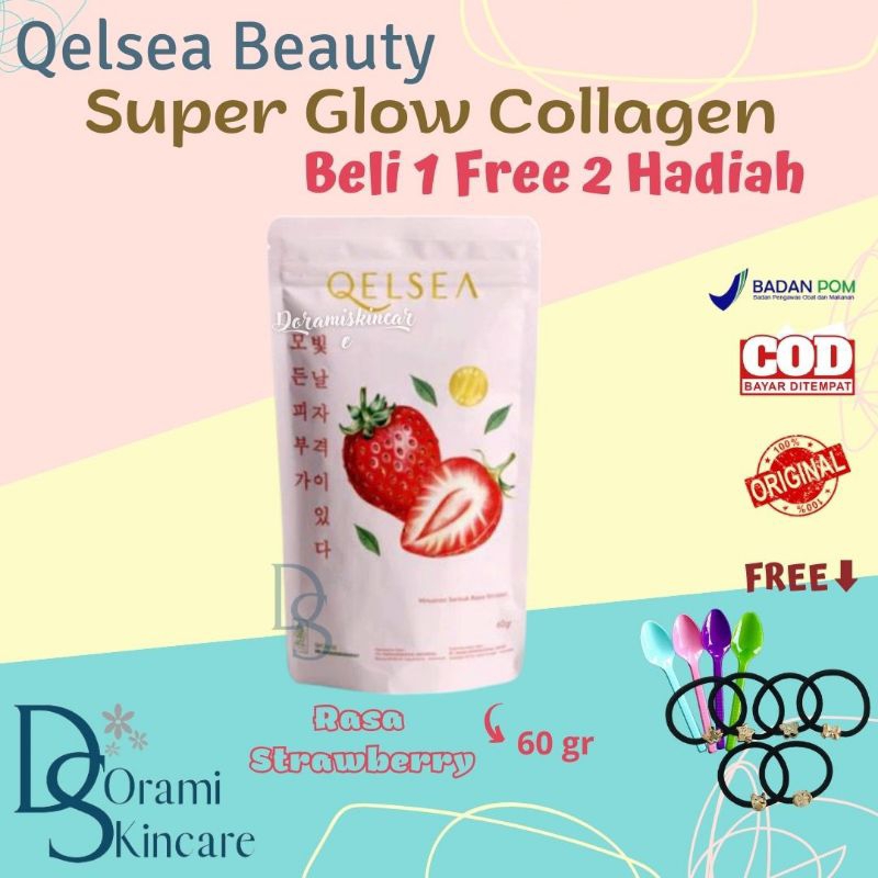 Jual QBAST QELSEA SUPER GLOW COLLAGEN DRINK MINUMAN KOLAGEN KEMASAN ...