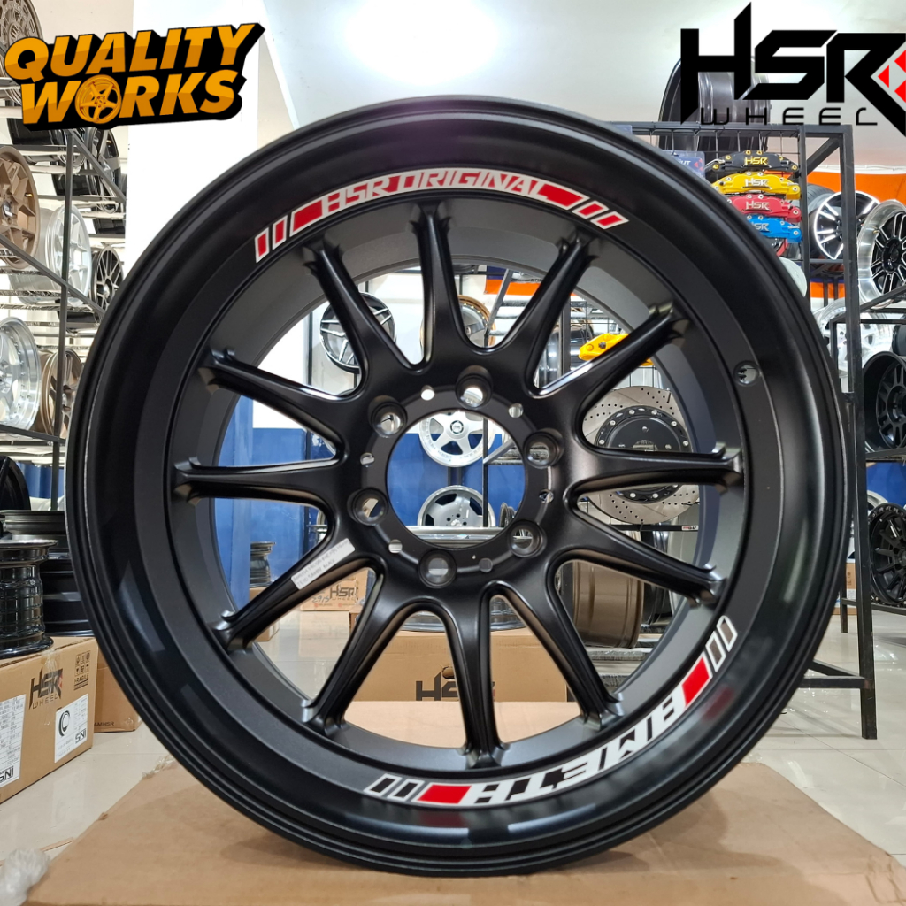 Jual Velg Hsr R18 Lubang 6 Pelek mobil Hsr Ameth Ring 18 Lebar 9,5 Pcd ...