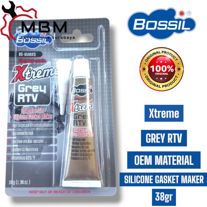 Jual Bossil Xtream Grey/Lem Gasket Paking 38gr(1lsn) | Shopee Indonesia