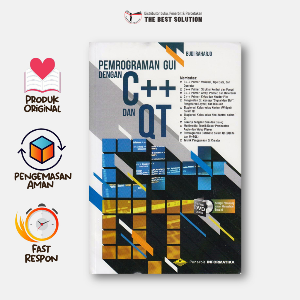 Jual Pemrograman Gui Dengan C++ dan QT + DVD | Shopee Indonesia