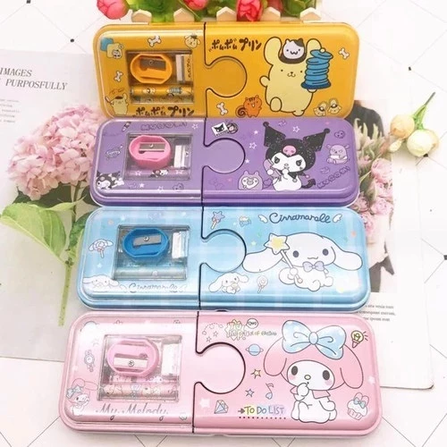 Tempat Pensil Set Susun Motif Karakter Untuk Anak Sekolah | AutoStock