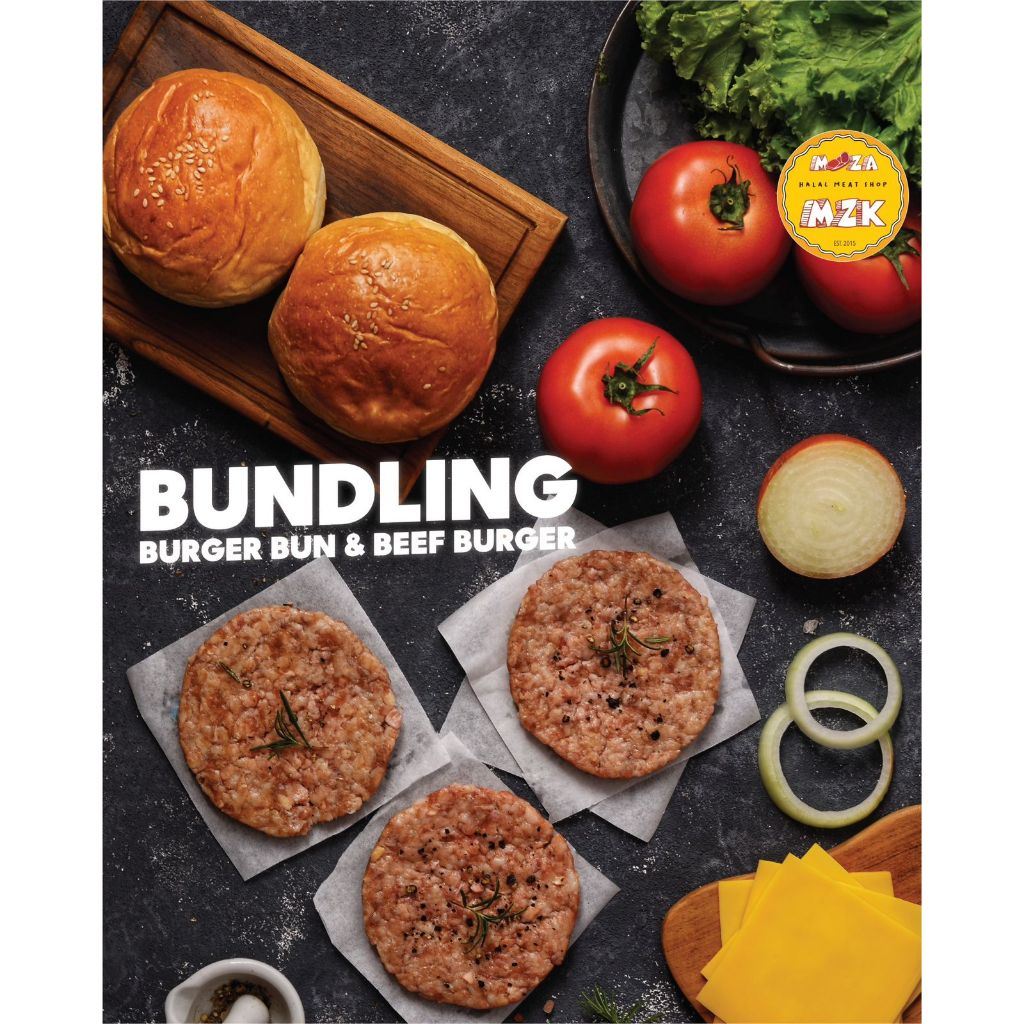 Jual Bundling Beef Patty Burger & Roti Burger | Shopee Indonesia