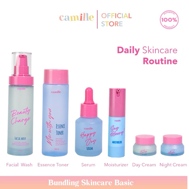 Jual SKINCARE CAMILLE BEAUTY KEMASAN PINK | Shopee Indonesia