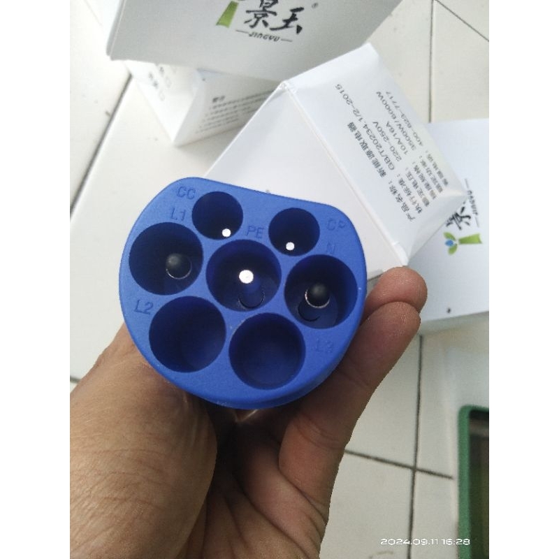 Jual ADAPTOR _ ADAPTER SPKLU type 2 COLOKAN MOTOR LISTRIK molis ...