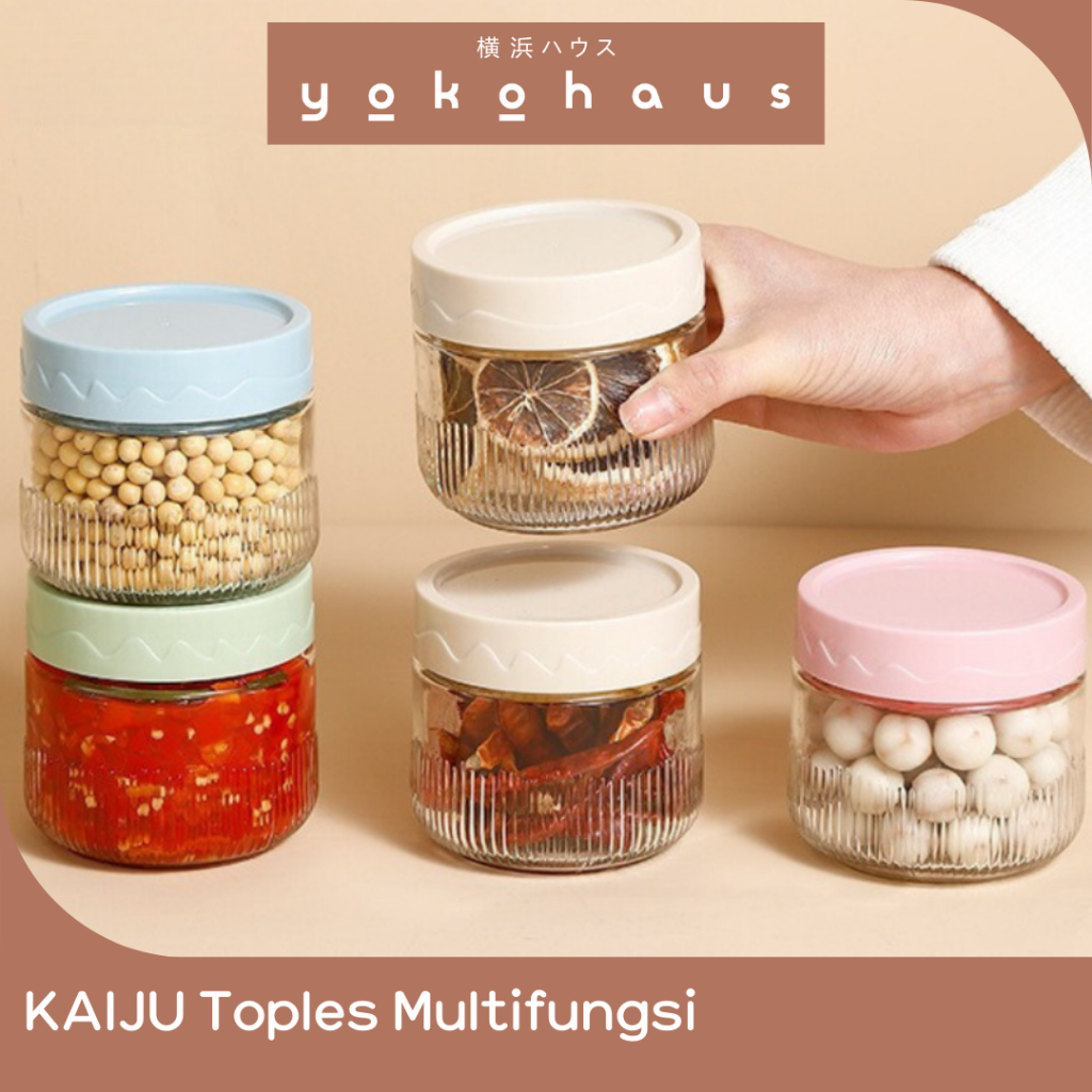 Jual YOKOHAUS - KAIJU Food Container Gula Garam Serbaguna Organizer ...