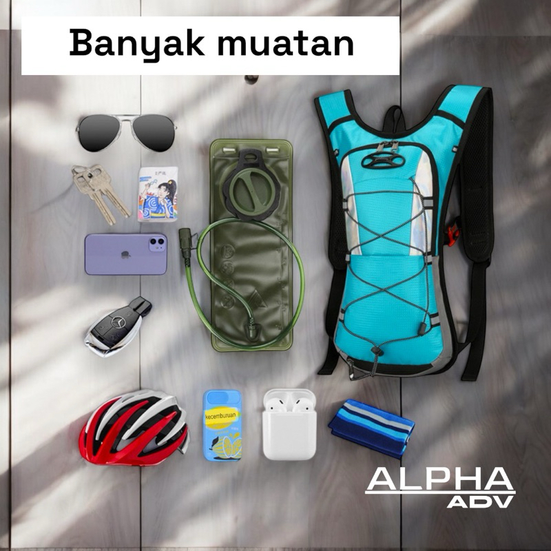 Jual ALPHA ADV Tas Ransel Hydropack Sepeda Motor dengan Jaring ...