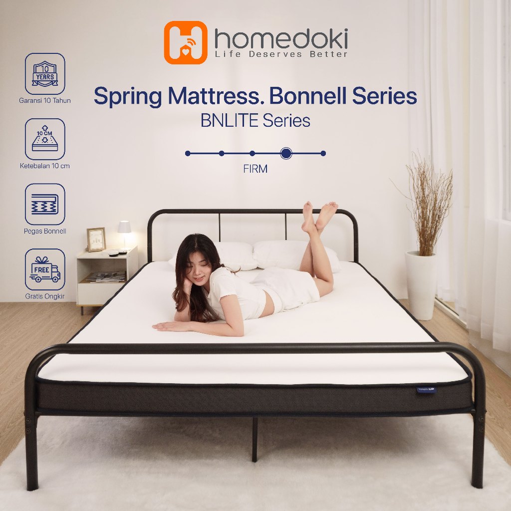 Jual Homedoki BNLITE Series / Kasur Spring Bed / Kasur Spons Busa ...