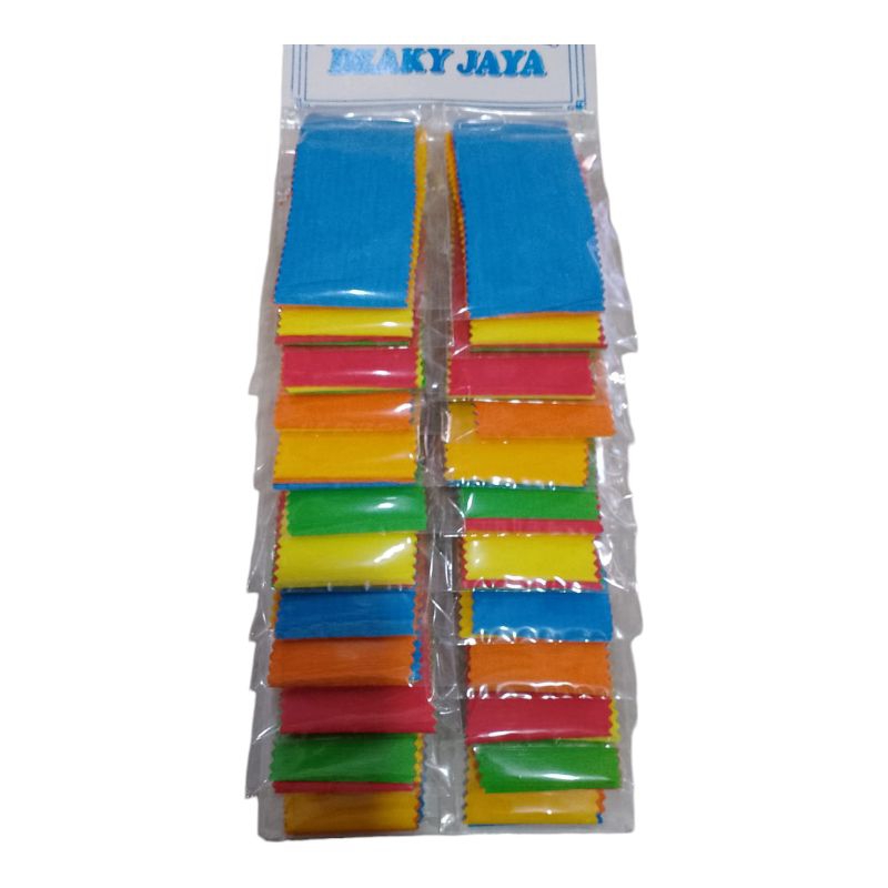 Jual Kertas rumbai/krep potong warna 1 rtg (24pcs) | Shopee Indonesia