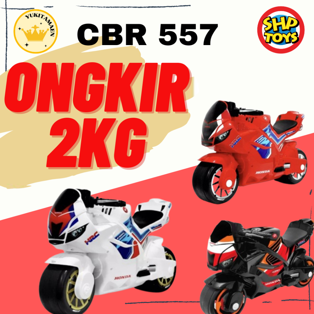 Jual Mainan Motor Balap SHP Toys Ride on Honda Official Licensed - CBR ...