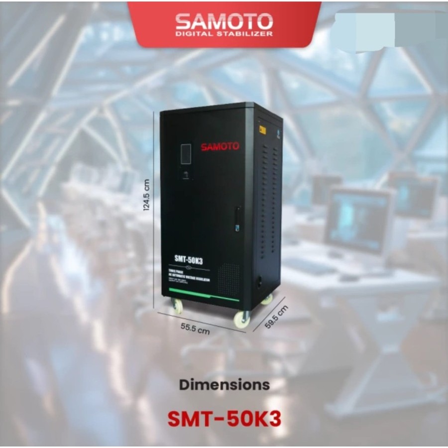 Jual SMT50K3 Stabilizer SAMOTO 50.000VA Stavolt Three Phase Stabiliser ...