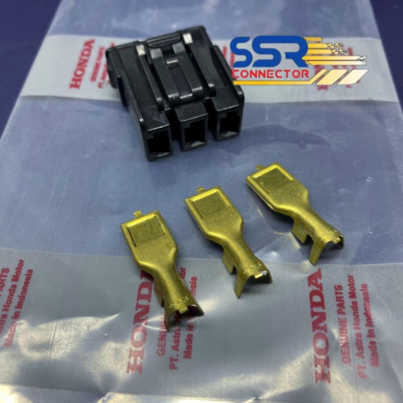 Jual Promo Soket Socket Ecm Acg Eccu Ecu Pin 3 Vario 125 150 Pcx 150 ...