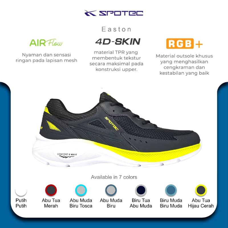 Jual SPOTEC EASTON - Sepatu Running - Sepatu Lari - Sepatu Olahraga ...