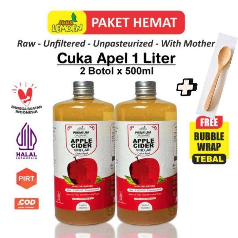 Toner Cuka Cider Epal: Resipi & Amaran
