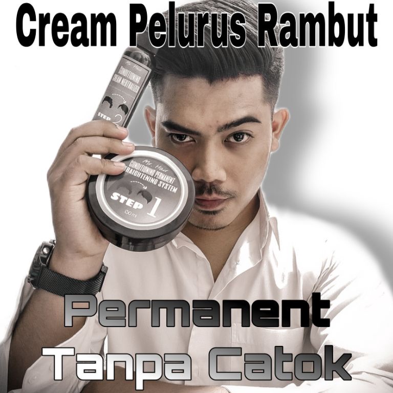 Jual Harga Obral PELURUS RAMBUT PRIA PERMANEN TANPA CATOKPAKE CATOK BY ...