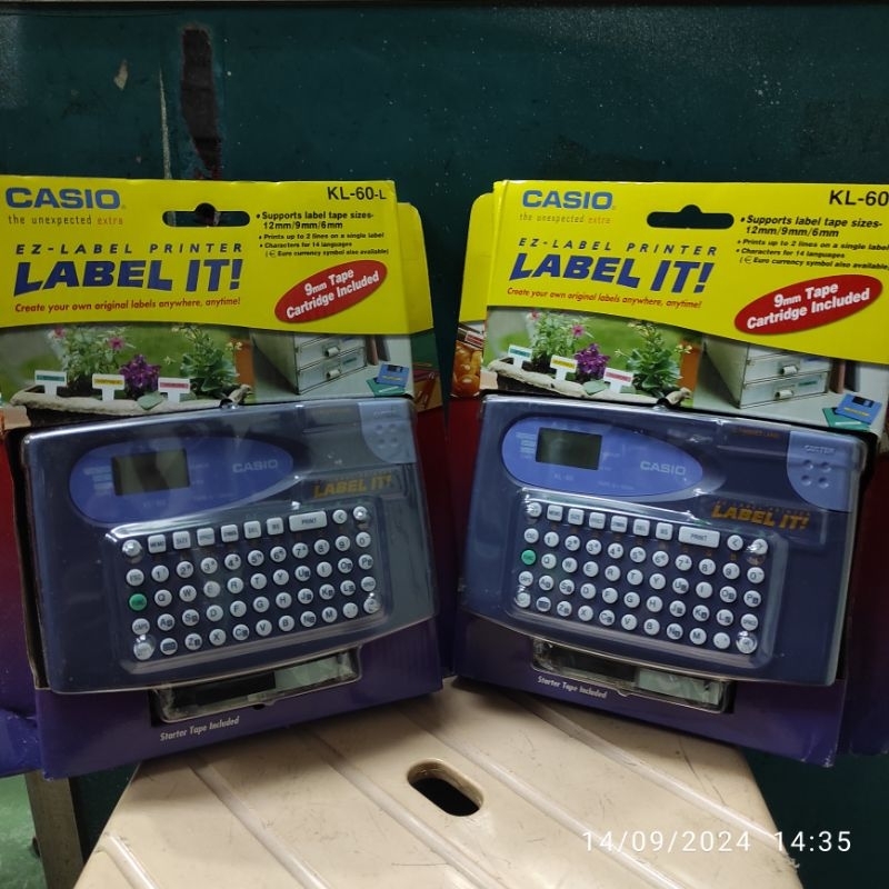 Jual Label Printer Casio/EZ LABEL PRINTER CASIO KL 60/New Baru/Original ...