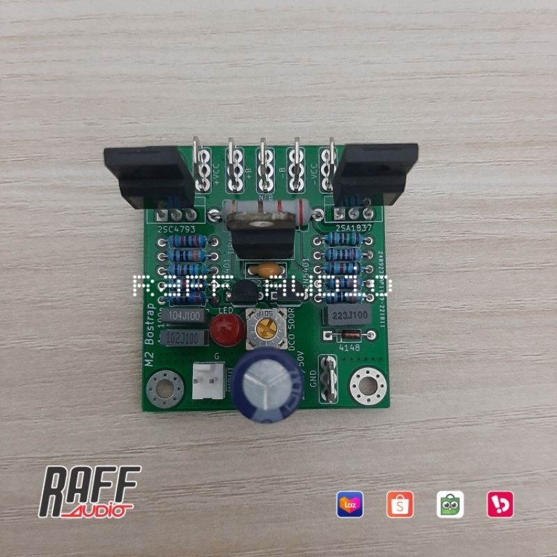 Jual Paket Komponen Kit Driver Power Amplifier M2 Bostrap | Shopee