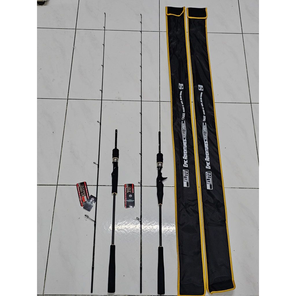 Jual Rod MICRO JIGGING ELITO EPIC ADVENTURES MUSCLE CARBON | Shopee ...