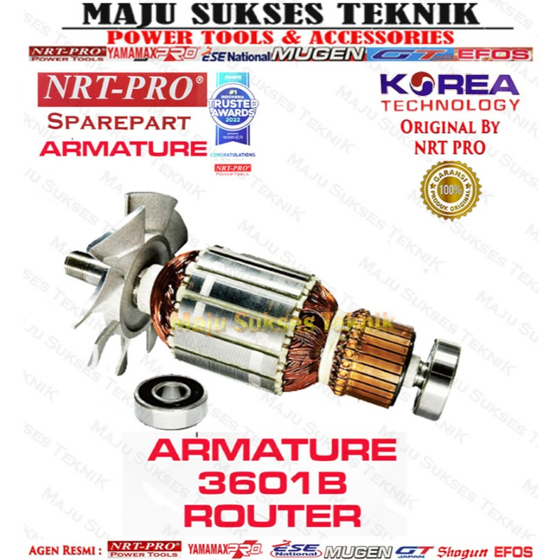 Jual NRT PRO 3601 HD Armature - Angker Mesin Router Profil Kayu Wood ...