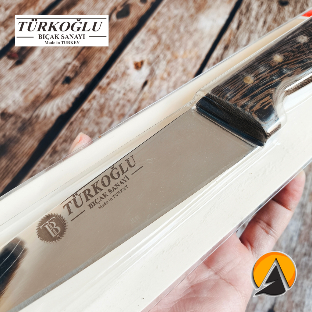 Jual Butcher knife pisau sembelih Turkoglu straight 18 cm original ...