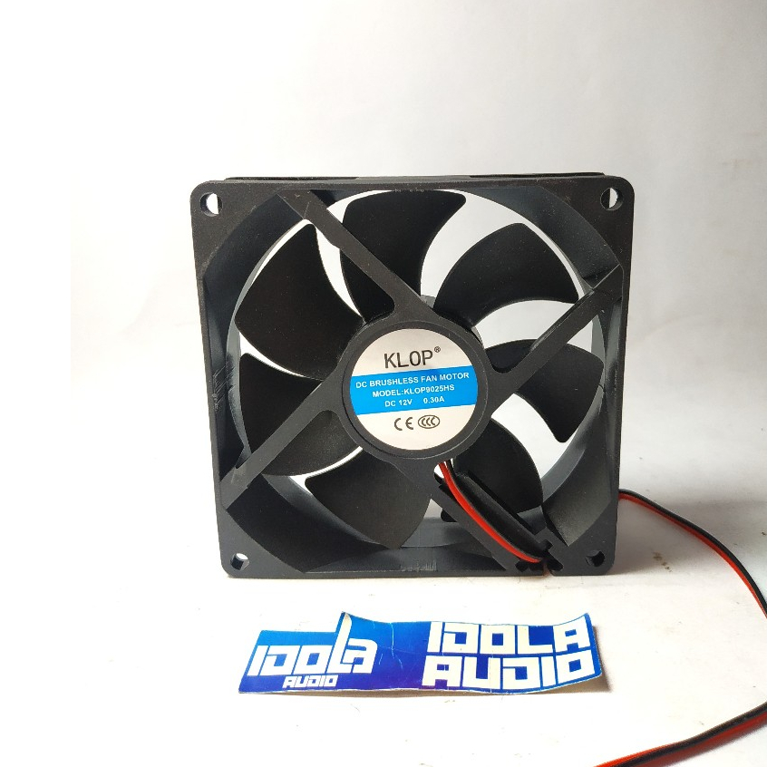 Jual Fan DC 9x9 cm 12 Volt Merek Klop 9025 HS | Shopee Indonesia