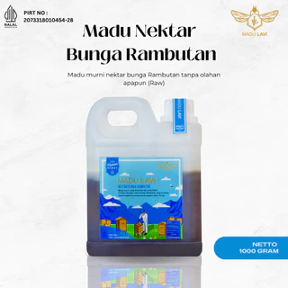 Madu Lavi Murni Asli Nektar Rambutan Grade A 100% Alami Pure Raw Honey