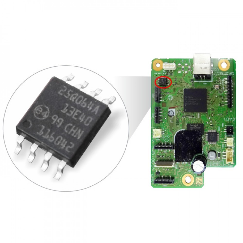 Jual IC Eprom Epson L405 25Q064, IC Eeprom Epson L405, IC Counter L405 ...