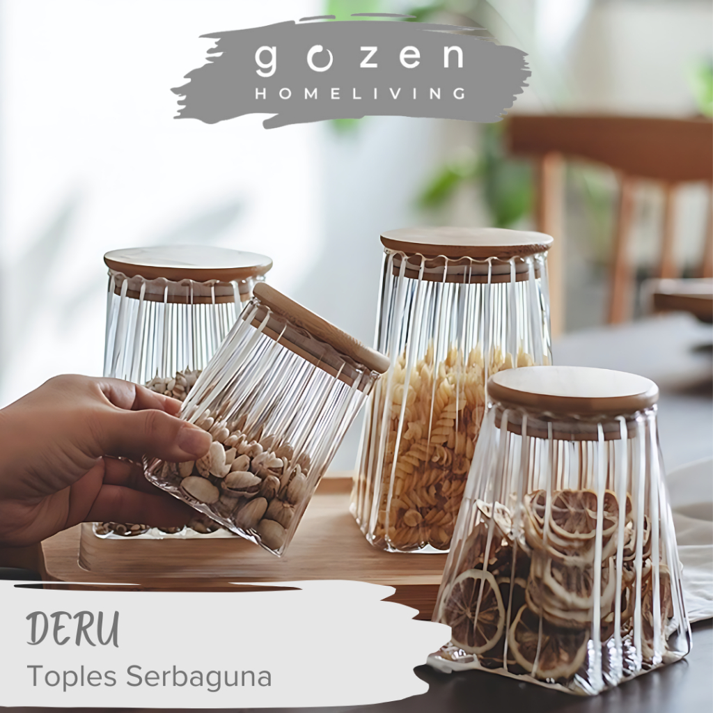 Jual |GOZEN| DERU Food Container Gula Garam Transparan Kontainer Bumbu ...