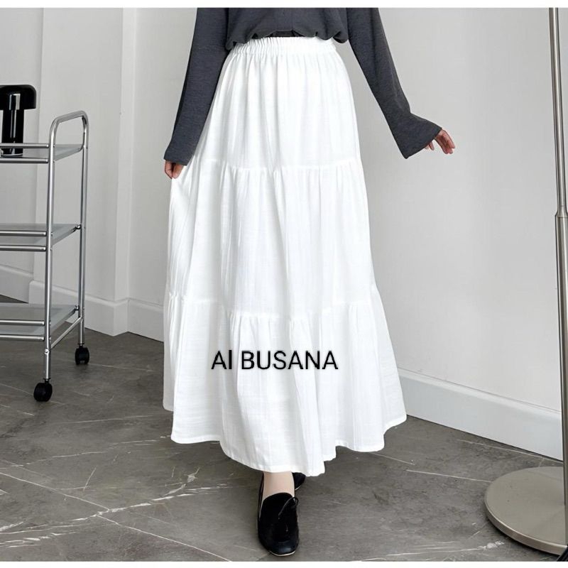Jual rok tutu canda rok susun/rok kekinian Korea style//rok ruple susun ...