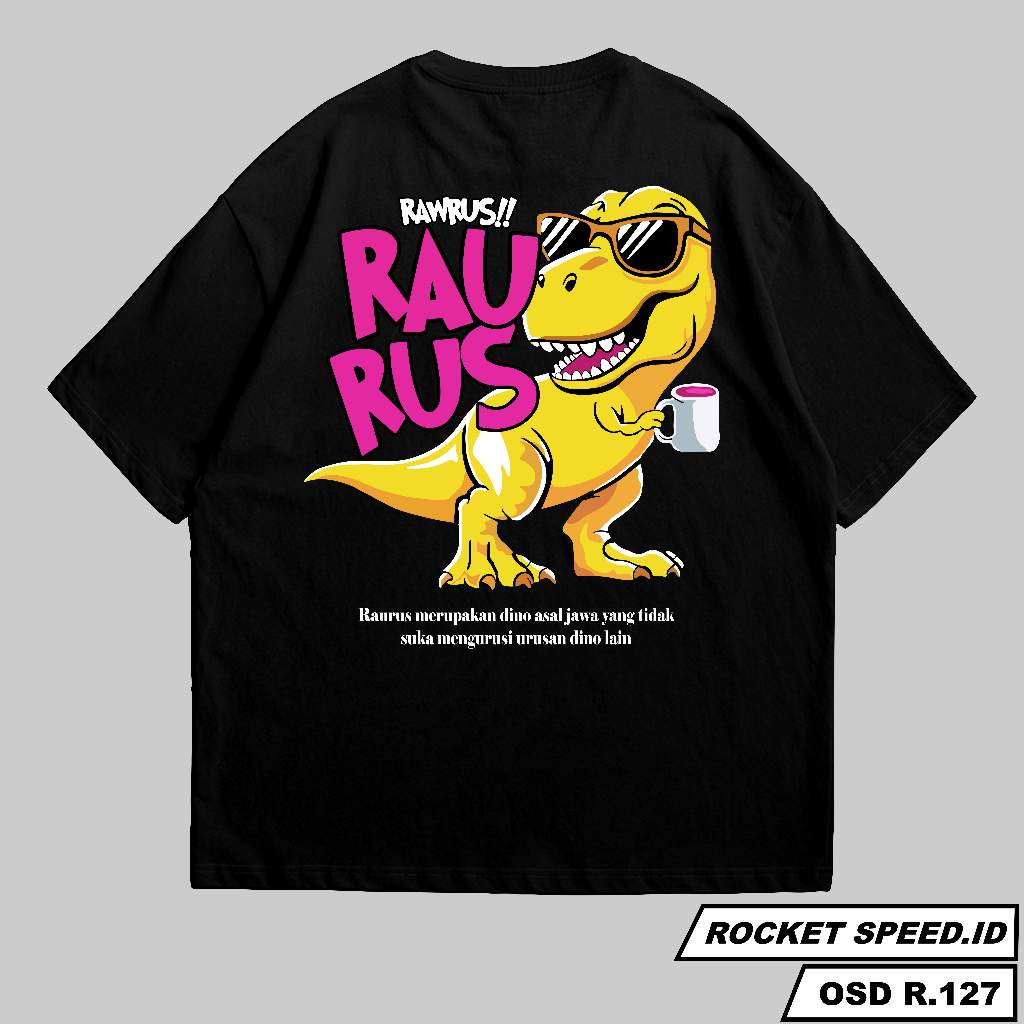 Jual Kaos RAURUS Kaos Kata-Kata Kaos BAJU Distro katun combed 30s R.127 ...