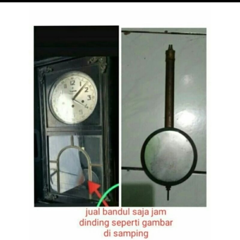 Jual bandul jam dinding junghans kayu jadul | Shopee Indonesia