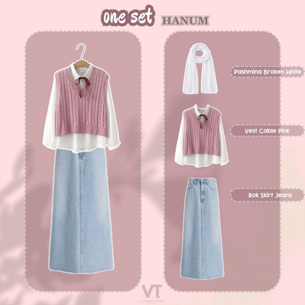 uhr heart mom dress pink ハート ピンク 3-4y（Jual Setelan 3