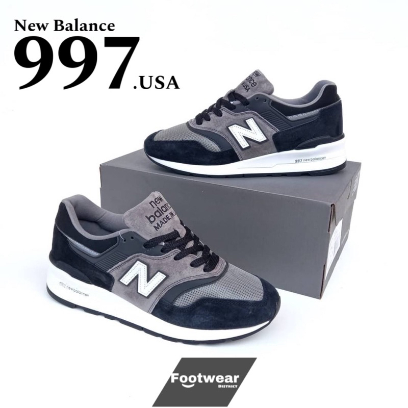 Jual SEPATU NEW BALANCE 997 USA GREY BLACK M997CUR Shopee Indonesia