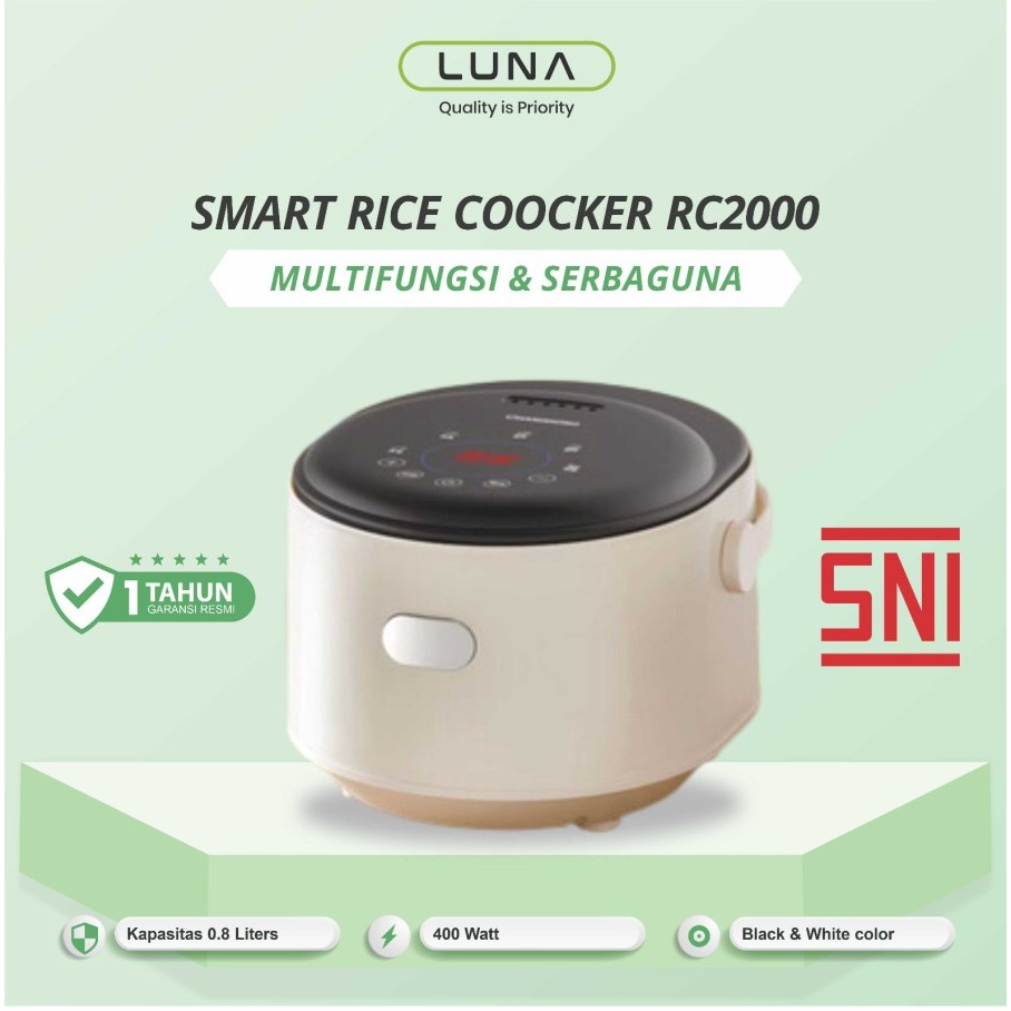 Jual Luna Rice Cooker Smart Digital Magic Com Mini 0.8L Low Watt ...