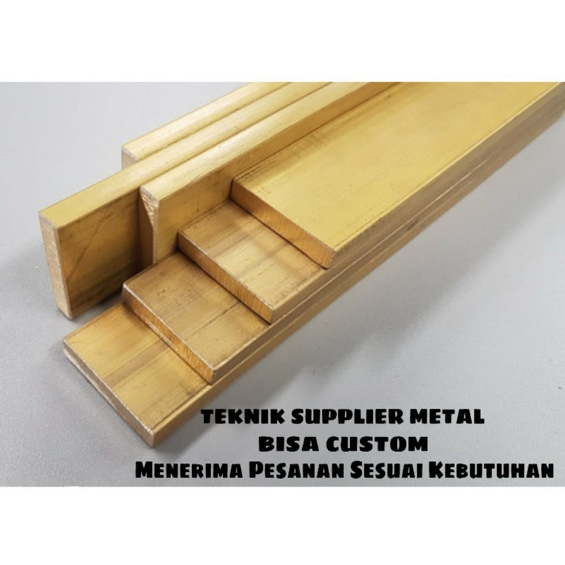Jual Plat Strip Kuningan 3mm x 50mm x 200mm - kuningan strip batangan ...