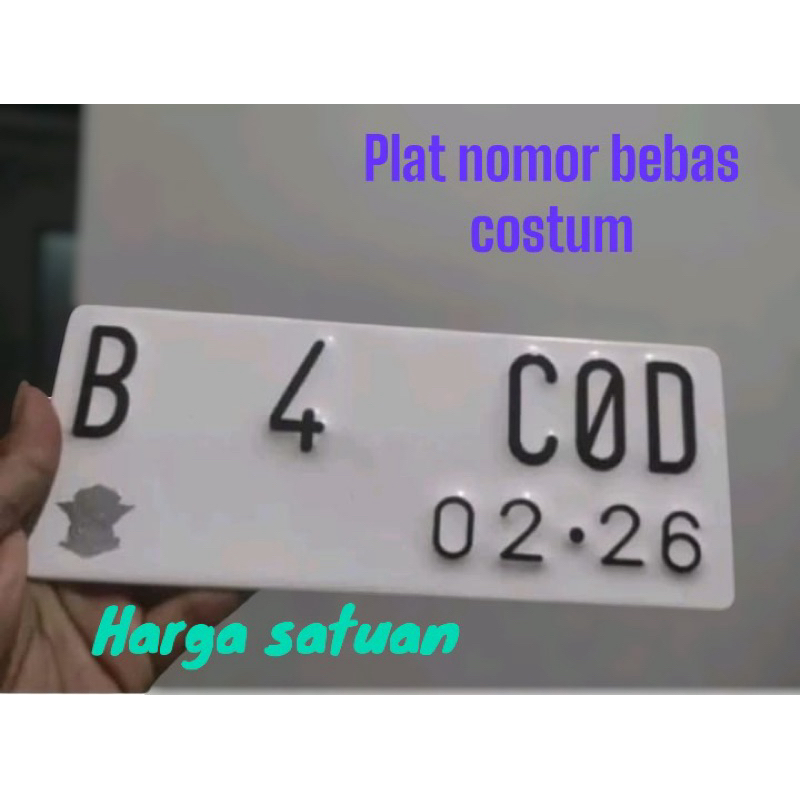 Jual Tanda MTR bebas costum satuan | Shopee Indonesia