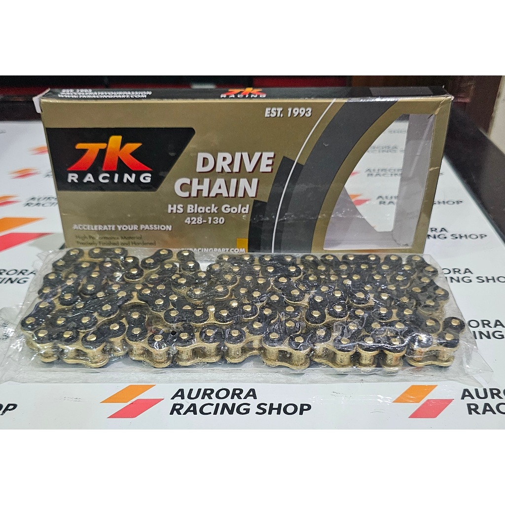 Jual RANTAI TK RACING 428 HS - 130L GOLD / 428 HS - 130L BLACK GOLD ...