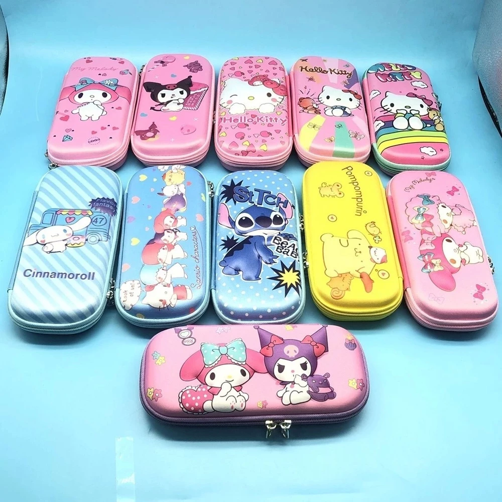 Tempat Pensil Anak Laki Laki dan Perempuan Kotak Pensil Resleting Aestetic 3D Waterproof Alat Tulis Sekolah | AutoStock