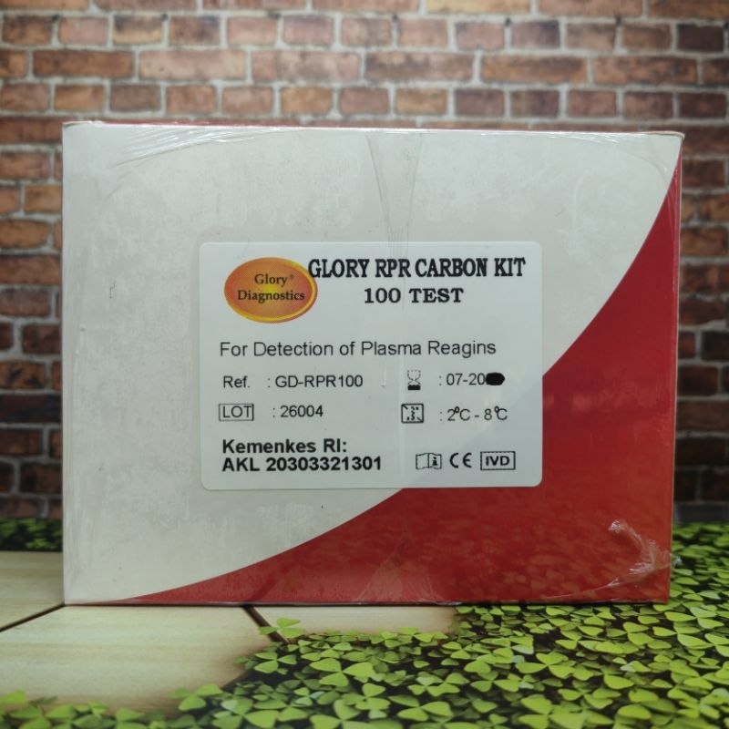 Jual RPR CARBON LATEX 100 TEST GLORY DIAGNOSTICS | REAGEN RPR CARBON ...