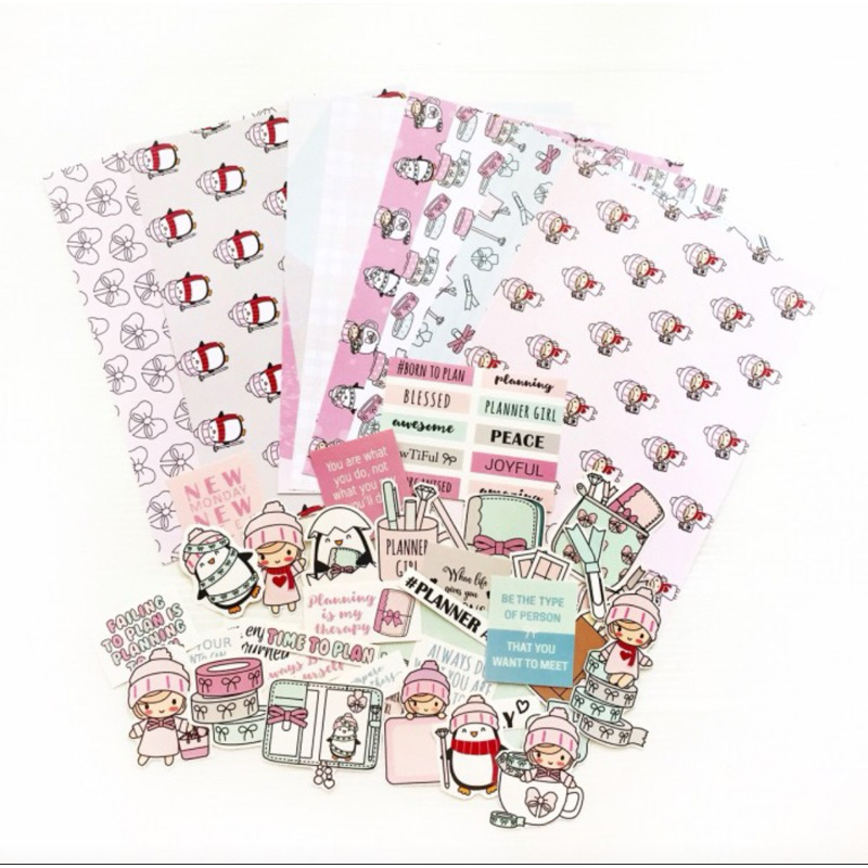 Jual CHIBI GIRL JOURNAL KIT SET | Shopee Indonesia