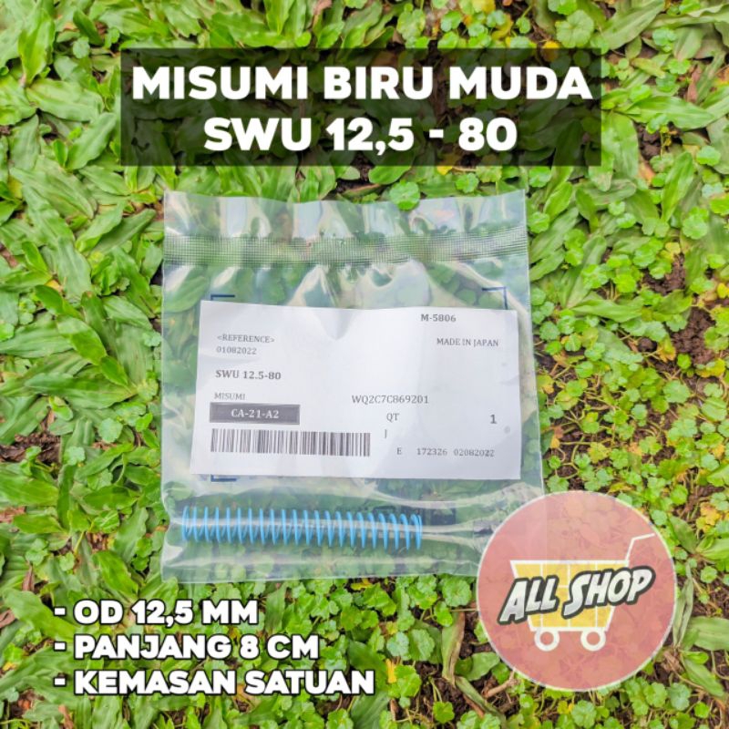 Jual Per Spring misumi Biru Muda SWU 12,5-80 / Per Misumi original ...