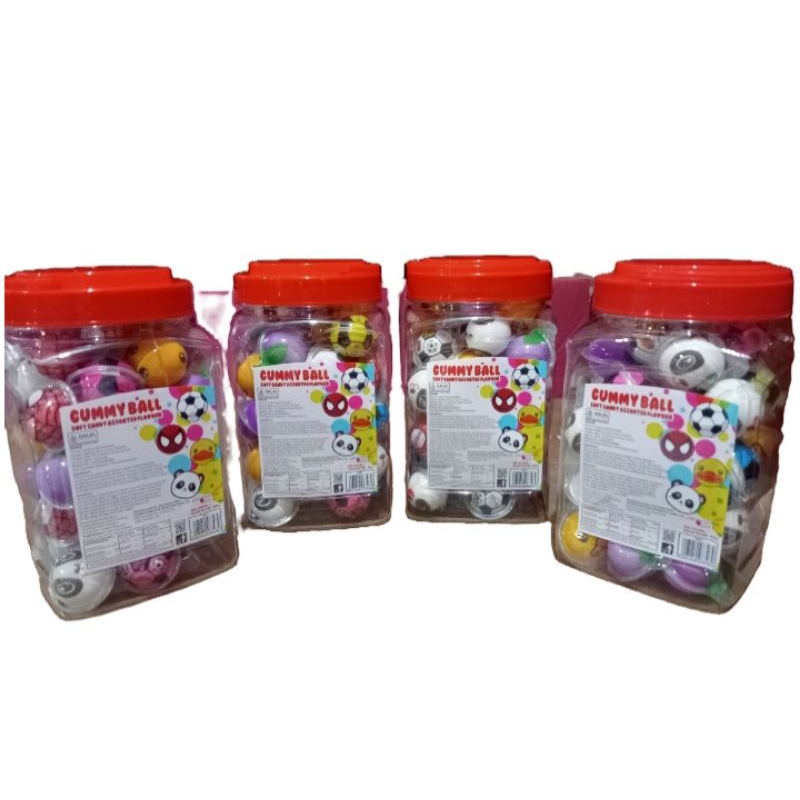 Jual Permen lunak gummy ball hoopie isi 50 pcs / toples | Shopee Indonesia
