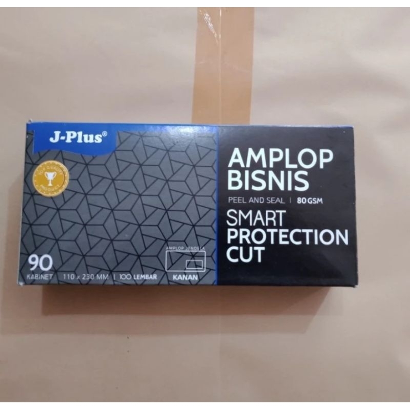 Jual (100 bj) Amplop Putih J+ J-Plus Lem Seal 80 gsm JPlus Jendela Kaca ...