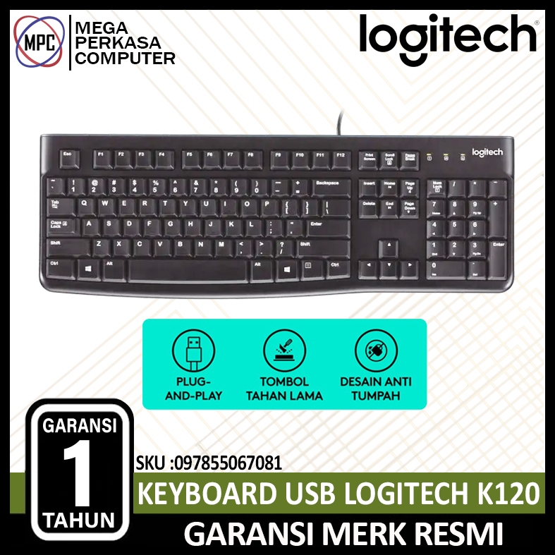 Jual Keyboard Logitech K120 Terlengkap & Harga Terbaru Juli 2026 ...
