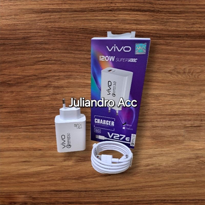 Jual Charger Vivo Fast Charging 120W ORIGINAL 100% Micro USB - Type C ...