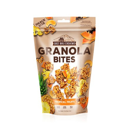 Jual Granola Bites Tropical Fruits 125gr - East Bali Cashew | Shopee ...